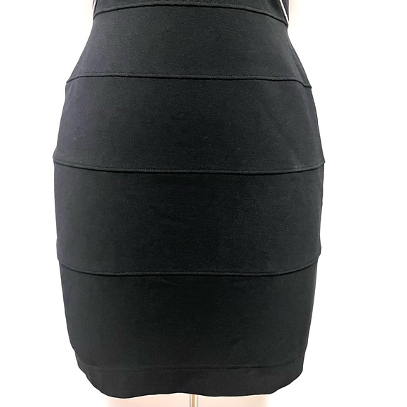 Tadashi Shoji Vintage Bodycon Bandage Cocktail Dress LBD Size Small Y2K USA Made - Picture 6 of 8